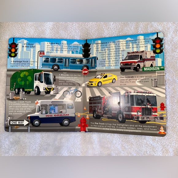 New Flip-The-Flap Learn about Trucks Book - Picture 7 of 7